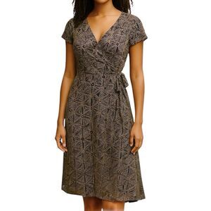 Max Studio Womens Dress Sz Small–Medium Faux Wrap Y2k 90s 2000s Cocktail Office